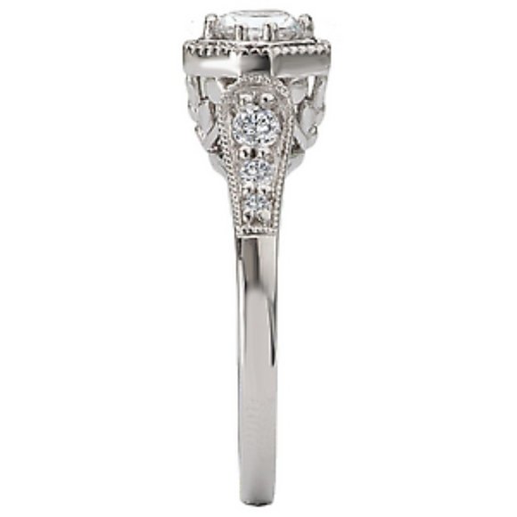 Romance Halo Diamond Ring - Picture 2 of 4